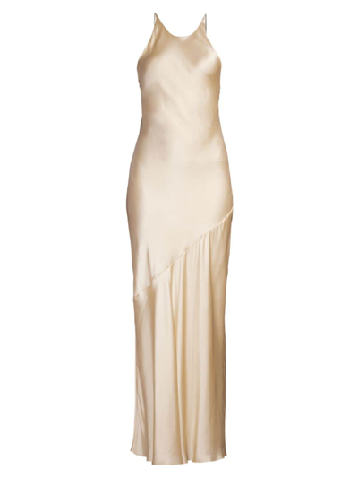 Ginger & Smart Women's Nonchalance Satin Slip Dress In Pearlescent