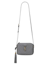 Saint Laurent Women's Lou Camera Bag In Quilted Leather In Storm