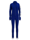 Polo Ralph Lauren Women's Four-way Stretch Ski Suit In Royal Metallic Silver