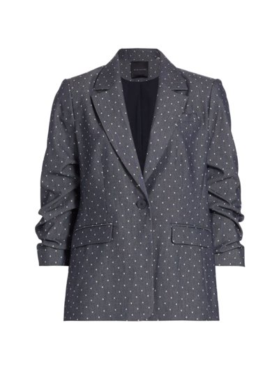 Elie Tahari Women's Tristan Polka Dot Single-button Blazer In Lodi Dot