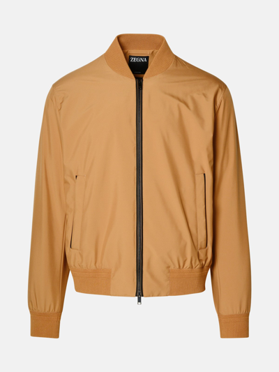 Zegna Bomber Stratos In Brown