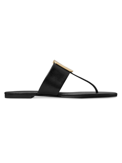 Tory Burch Miller Leather Sandal In Perfect Black