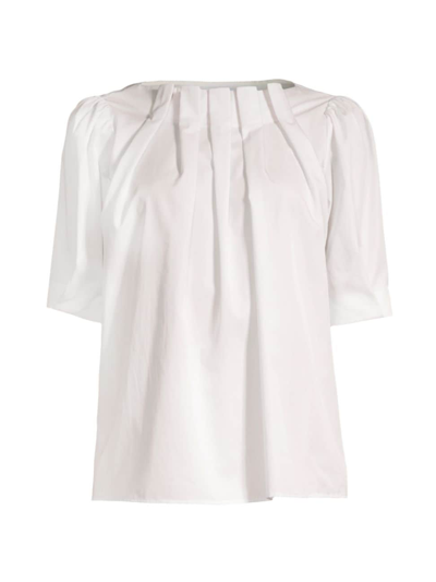 Harshman Keiko Blouse In White