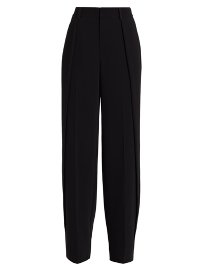 Cinq À Sept Becca High Waist Wide Leg Pants In Black