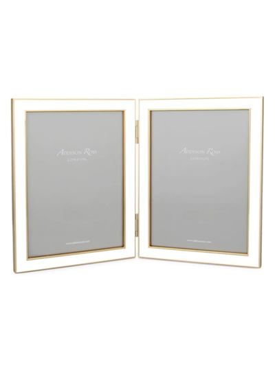 Addison Ross Double 5'' X 7'' Frame In White