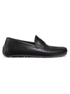 MOSCHINO MEN'S LEATHER DRIVING LOAFERS