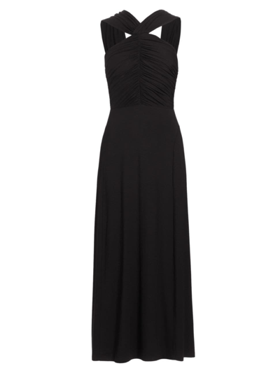 Favorite Daughter Women's The Vivien Fit & Flare Midi-dress In Black