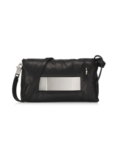 Rick Owens Men's Pillow Griffin Leather Bag In Black