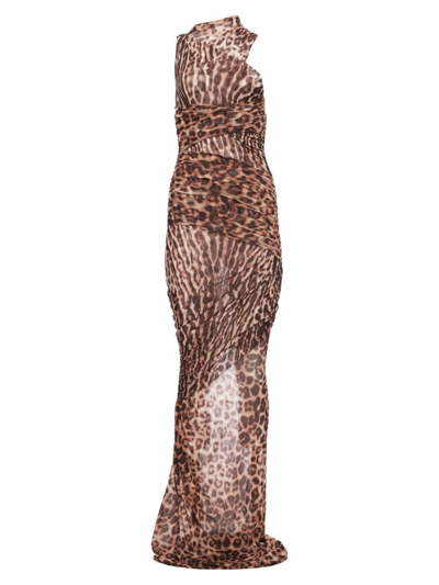 Ser.o.ya Women's Ronnie Dress In Tan Leopard