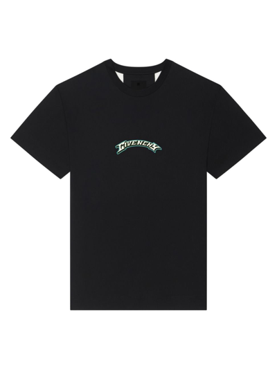 Givenchy Men's T-shirt In Cotton With Dragon Print In Black