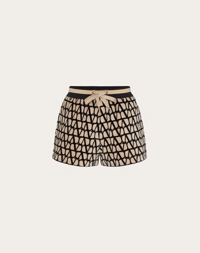 Valentino Toile Iconographe Drawstring Shorts In Multi