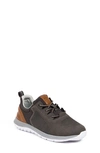 Deer Stags Little Boys Jack Junior Bungee Lace Dress Fashion Sneakers In Grey/ Brown