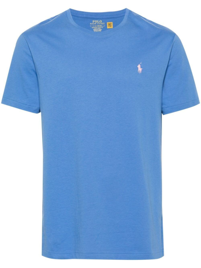 Polo Ralph Lauren T-shirt With Logo In Blue