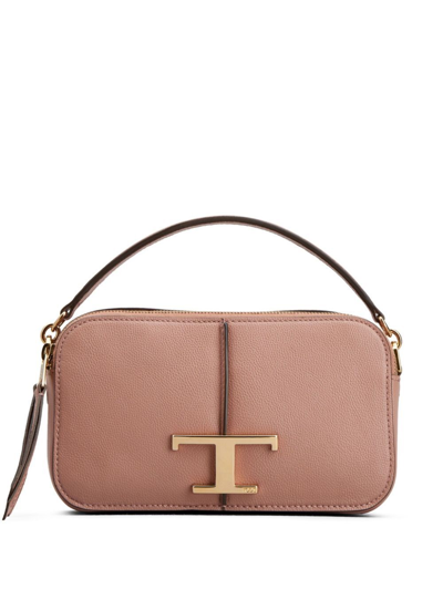Tod's T Timeless Crossbody Bag In Pink & Purple