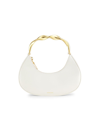Simkhai Women's Nixi Leather Twist Handle Hobo Bag In Ivory