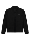 Givenchy Wool Sweatshirt With Back 4g Logo In Black