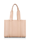 Chloé Women's Medium Woody Leather Tote Bag In Nomad