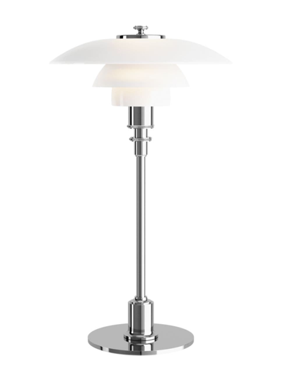 Louis Poulsen Ph 2/1 Table Lamp In High Lustre Chrome Plated