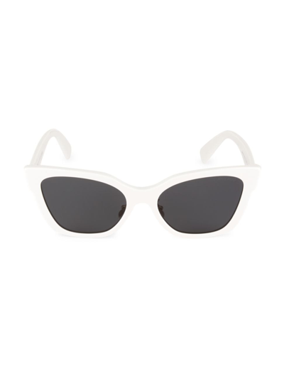 Miu Miu Women's 56mm Square Sunglasses In White