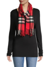 BURBERRY WOMEN'S GIANT CHECK CASHMERE SCARF