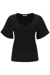 BY MALENE BIRGER LUNAI RIBBED T SHIRT