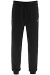 Hugo Boss Boss Waffle Cotton Blend Pajama Joggers In Black
