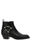 Sonora 'sweet Belt' Ankle Boots In Black