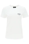 APC DENISE T SHIRT WITH LOGO EMBROIDERY