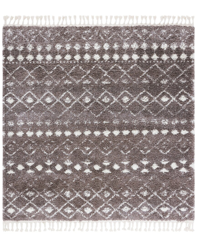 Safavieh Berber Fringe Shag Area Rug In Brown