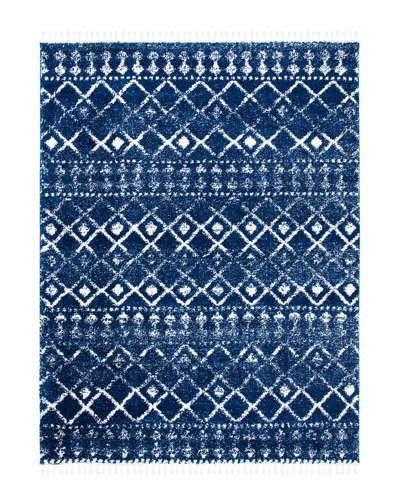 Safavieh Berber Fringe Shag Area Rug In Blue