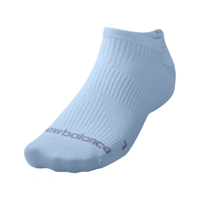 New Balance Unisex Run Flat Knit No Show Sock 1 Pair In Blue