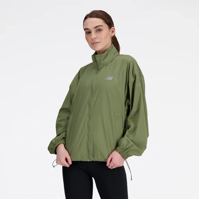 New Balance Women's Athletics Packable Jacket In Green
