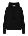 OFF-WHITE OFF-WHITE FOR ALL HOODIE WOMAN SWEATSHIRT BLACK SIZE XS COTTON