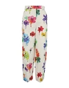 Off-white Floral 90's Pants In Beige