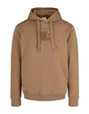 Burberry Monogram Logo Hoodie Sweatshirts Man Sweatshirt Brown Size L Cotton In Brown