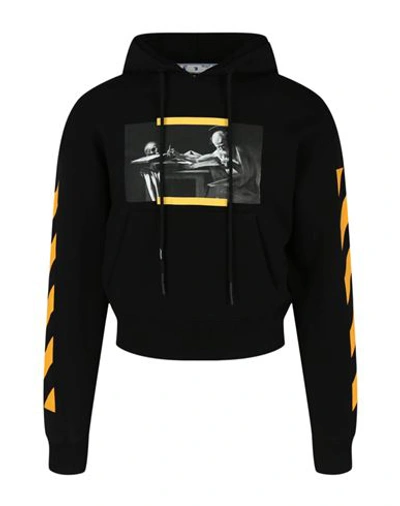 Off-white Caravaggio Painting Over Hoodie In Black