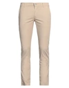 Grey Daniele Alessandrini Man Pants Beige Size 30 Cotton, Elastane