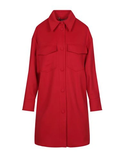 Stella Mccartney Kerry Button-up Wool Coat Woman Coat Red Size 6-8