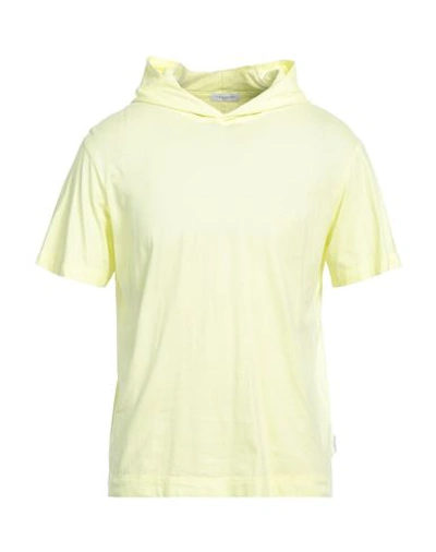 Paolo Pecora Man T-shirt Yellow Size M Cotton