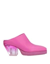Rick Owens Woman Sandals Fuchsia Size 8 Soft Leather In Pink