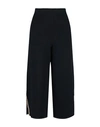 STELLA MCCARTNEY STELLA MCCARTNEY EMBELLISHED CROPPED PANTS WOMAN PANTS BLUE SIZE 10-12 VISCOSE, POLYESTER