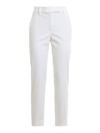 Brunello Cucinelli Stretch-cotton Twill Tailored Trousers In White
