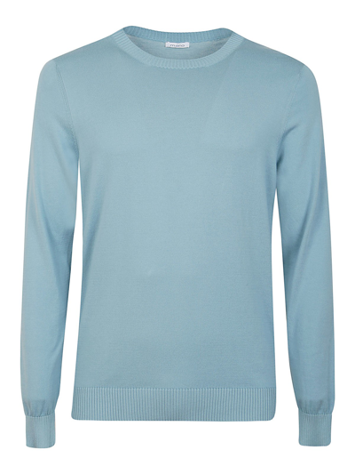 Malo Round-neck Sweater In Azul Claro