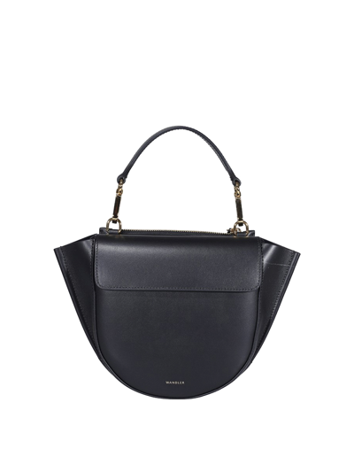 Wandler Hortensia Leather Tote Bag In Black