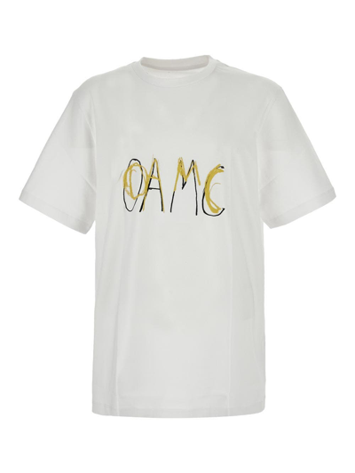 Oamc Cottn T-shirt In White