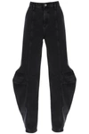 Rotate Birger Christensen Rotate Baggy Jeans With Curved Leg