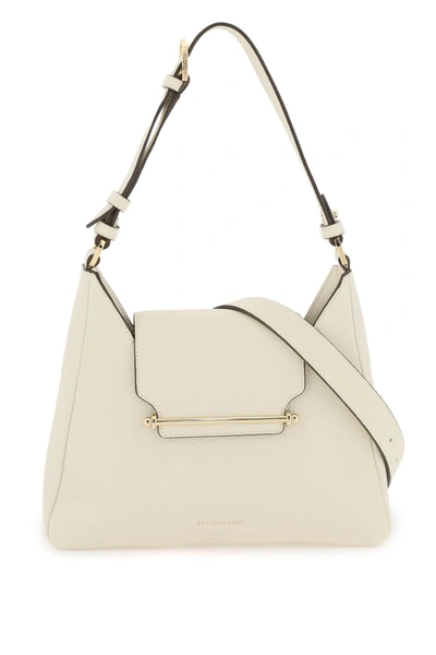 Strathberry Multrees Hobo Leather Shoulder Bag In Vanilla