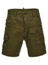 DSQUARED2 SEXY CARGO BERMUDA, SHORT GREEN