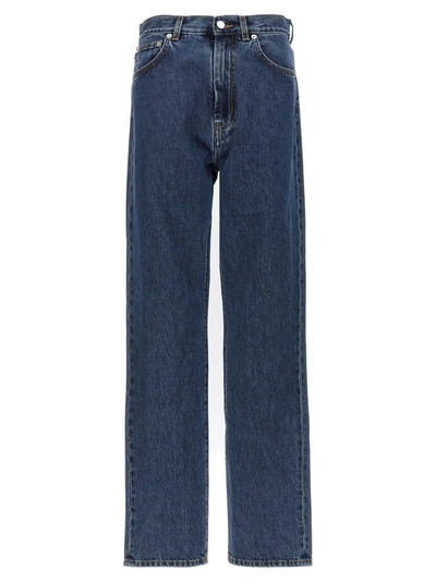 Loulou Studio Straight Leg Jeans In Blue