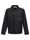 JW ANDERSON WORKWEAR CASUAL JACKETS, PARKA BLACK